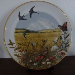 hold for Ashley-The Wheatfields in August Plate by Peter Barrett